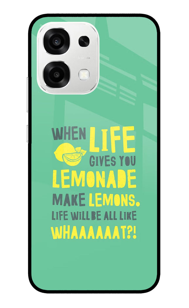 Quote Oppo F33 5G Metal Case Back Cover by Casekaro