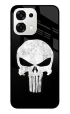 Punisher Skull Oppo F33 5G Metal Case Back Cover by Casekaro