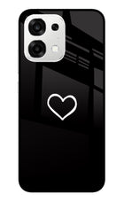 Heart Oppo F33 5G Metal Case Back Cover by Casekaro