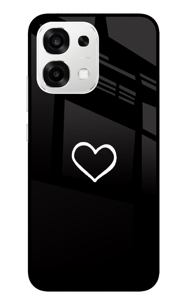 Heart Oppo F33 5G Metal Case Back Cover by Casekaro