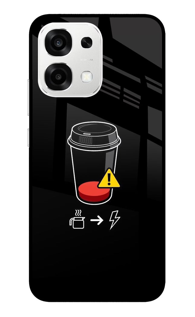 Coffee Oppo F33 5G Metal Case Back Cover by Casekaro