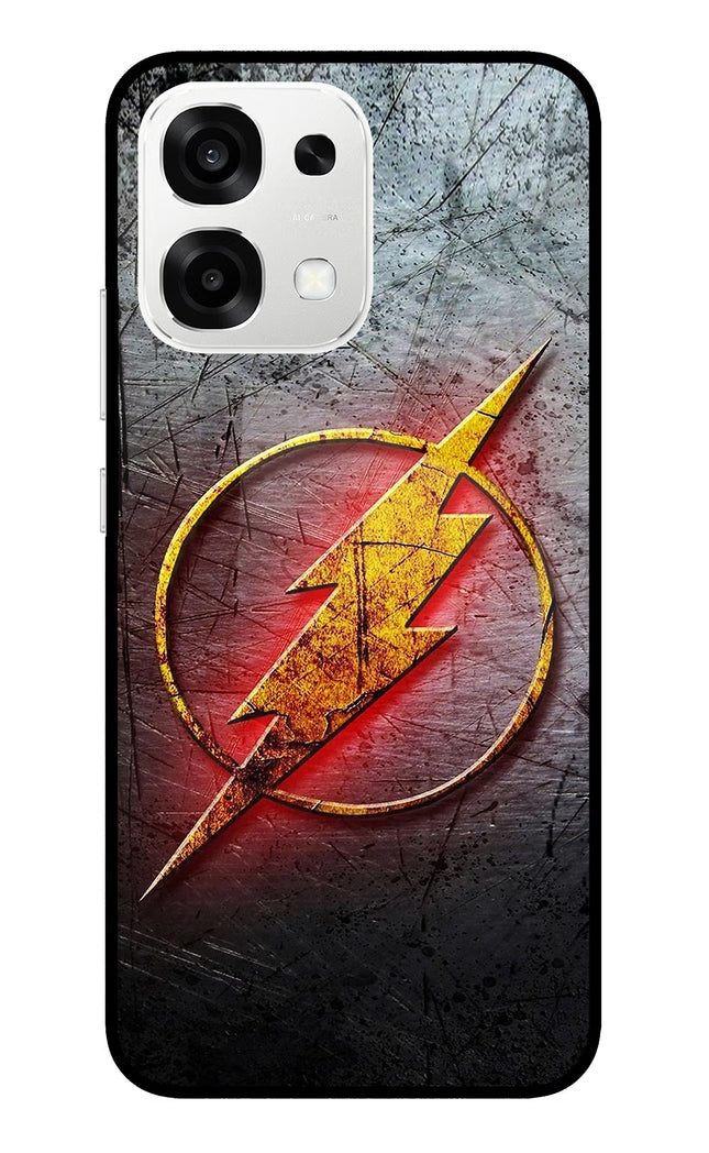 Flash Oppo F33 5G Metal Case Back Cover by Casekaro