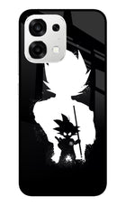 Goku Shadow Oppo F33 5G Metal Case Back Cover by Casekaro