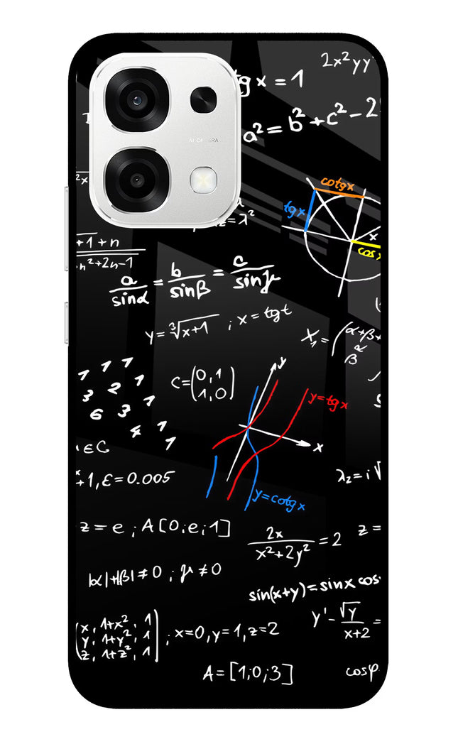 Mathematics Formula Oppo F33 5G Metal Case Back Cover by Casekaro