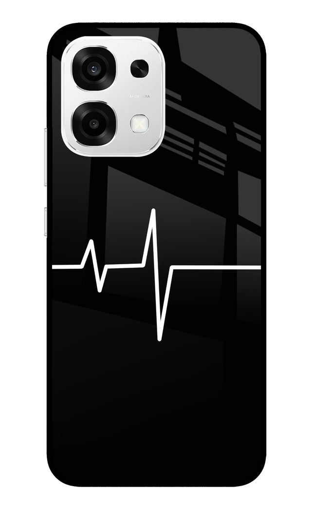 Heart Beats Oppo F33 5G Metal Case Back Cover by Casekaro