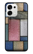Multicolor Jeans Oppo F33 5G Metal Case Back Cover by Casekaro