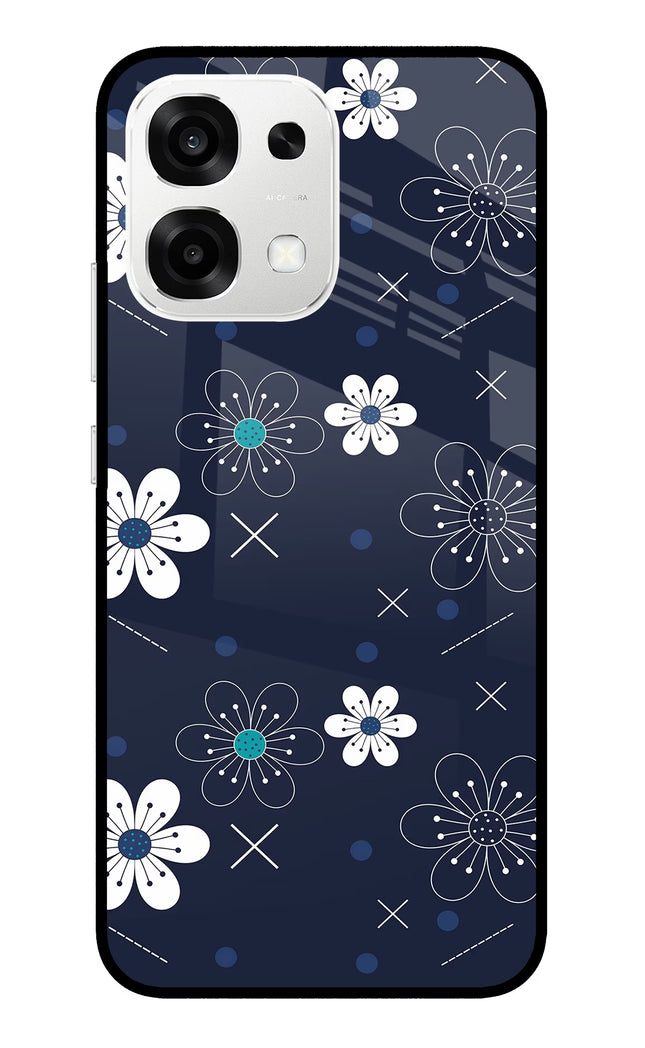 Flowers Oppo F33 5G Metal Case Back Cover by Casekaro