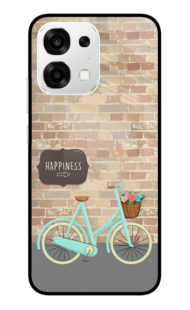 Happiness Artwork Oppo F33 5G Metal Case Back Cover by Casekaro