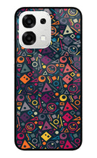 Geometric Abstract Oppo F33 5G Metal Case Back Cover by Casekaro