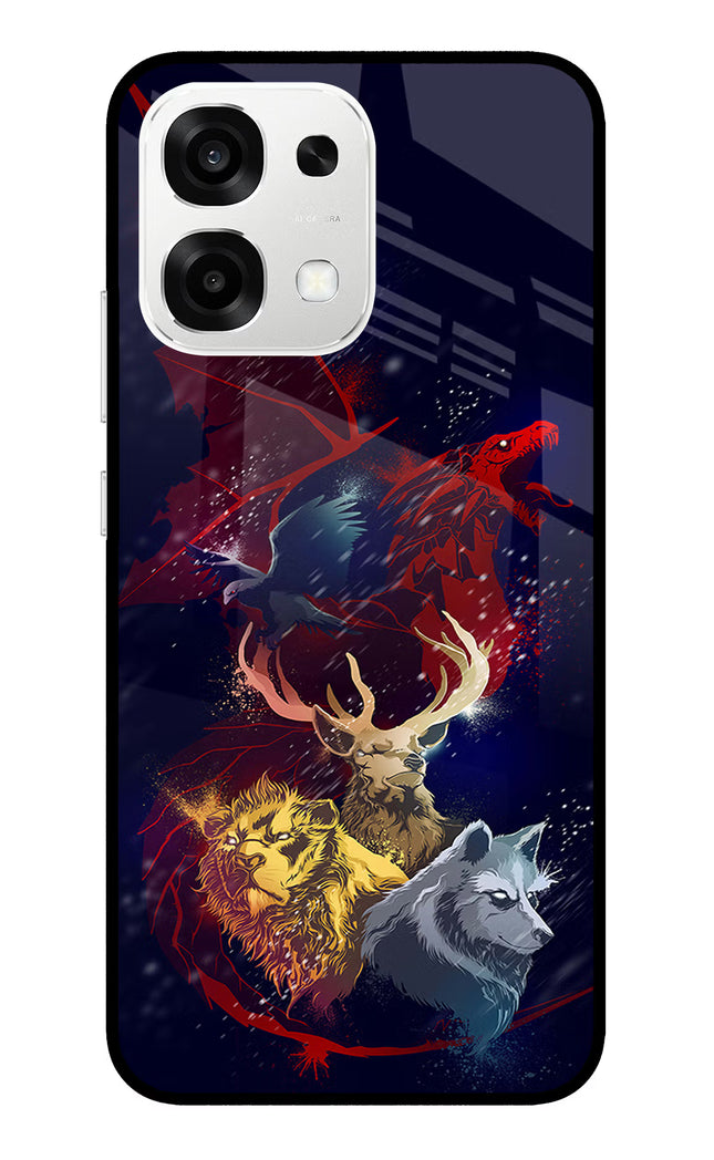 Game Of Thrones Oppo F33 5G Metal Case Back Cover by Casekaro