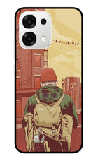 Adventurous Oppo F33 5G Metal Case Back Cover by Casekaro