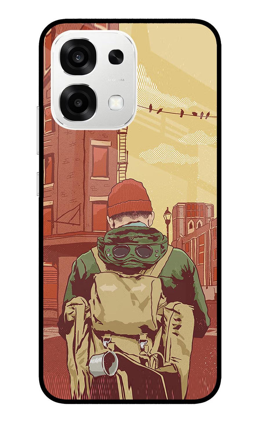 Adventurous Oppo F33 5G Back Cover, Metal case