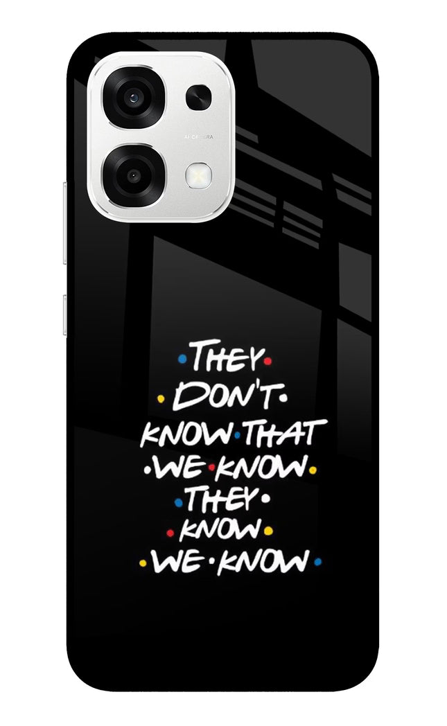 FRIENDS Dialogue Oppo F33 5G Metal Case Back Cover by Casekaro