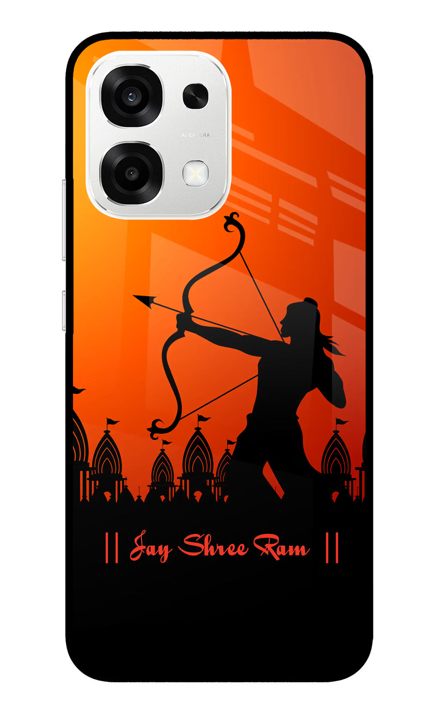 Lord Ram - 4 Oppo F33 5G Back Cover, Metal case