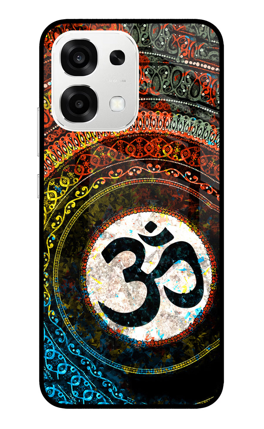 Om Cultural Oppo F33 5G Back Cover, Metal case