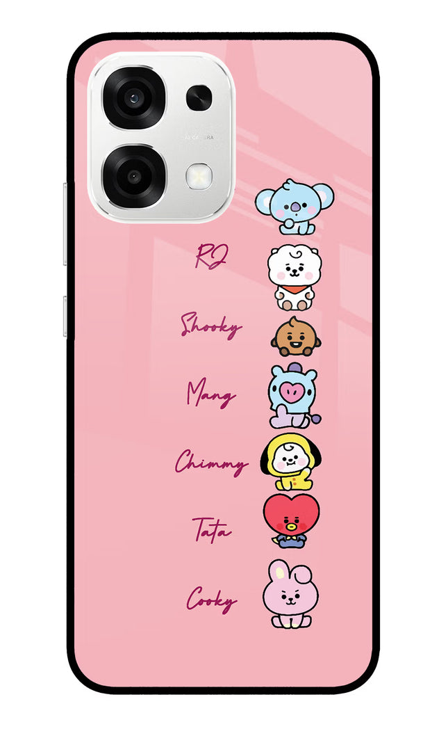 BTS names Oppo F33 5G Metal Case Back Cover by Casekaro
