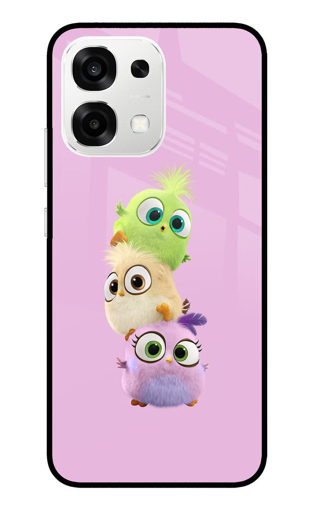 Cute Little Birds Oppo F33 5G Metal Case Back Cover by Casekaro
