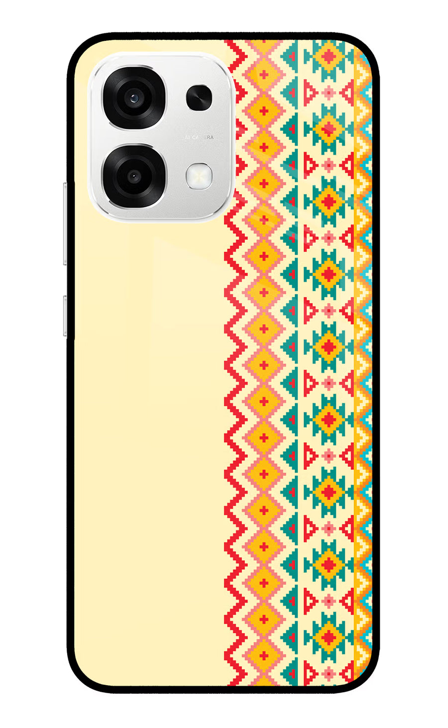 Ethnic Seamless Oppo F33 5G Back Cover, Metal case