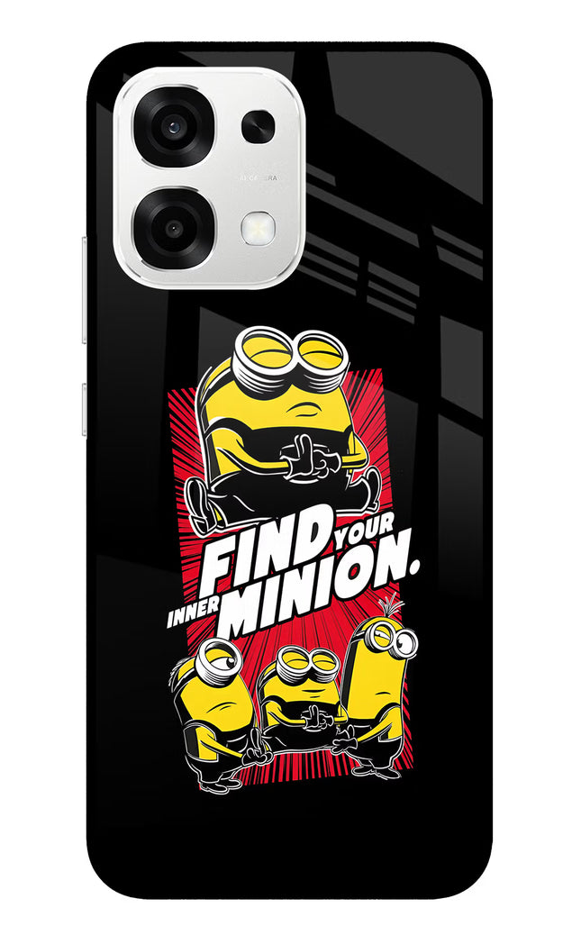 Find your inner Minion Oppo F33 5G Metal Case Back Cover by Casekaro