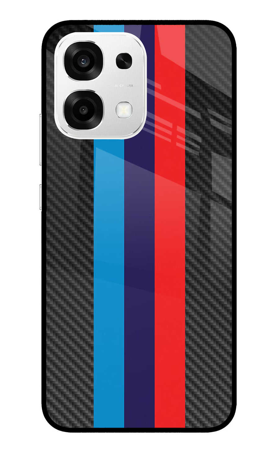 BMW Stripes Pattern Oppo F33 5G Back Cover, Metal case