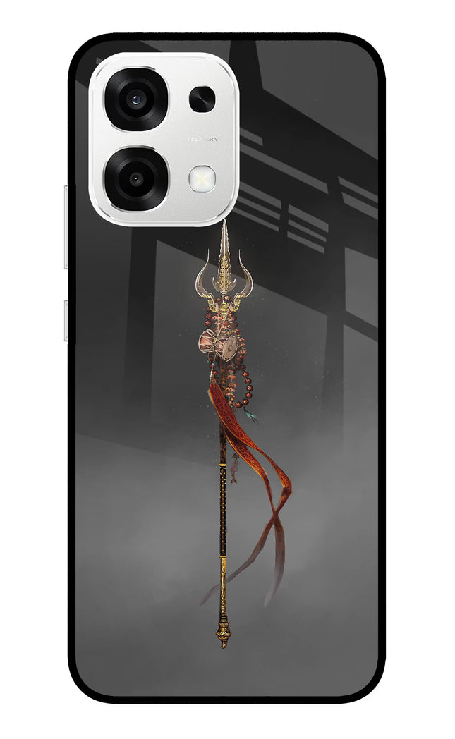 Shiv Trishul Oppo F33 5G Metal Case Back Cover by Casekaro
