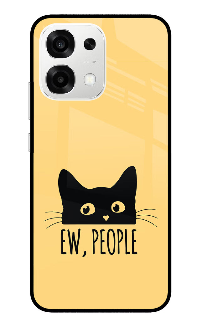 Ew People Catitude Oppo F33 5G Metal Case Back Cover by Casekaro