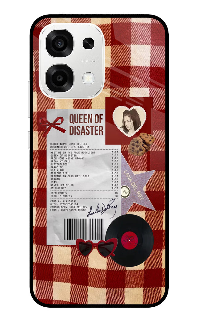 Queen of Disaster Oppo F33 5G Metal Case Back Cover by Casekaro