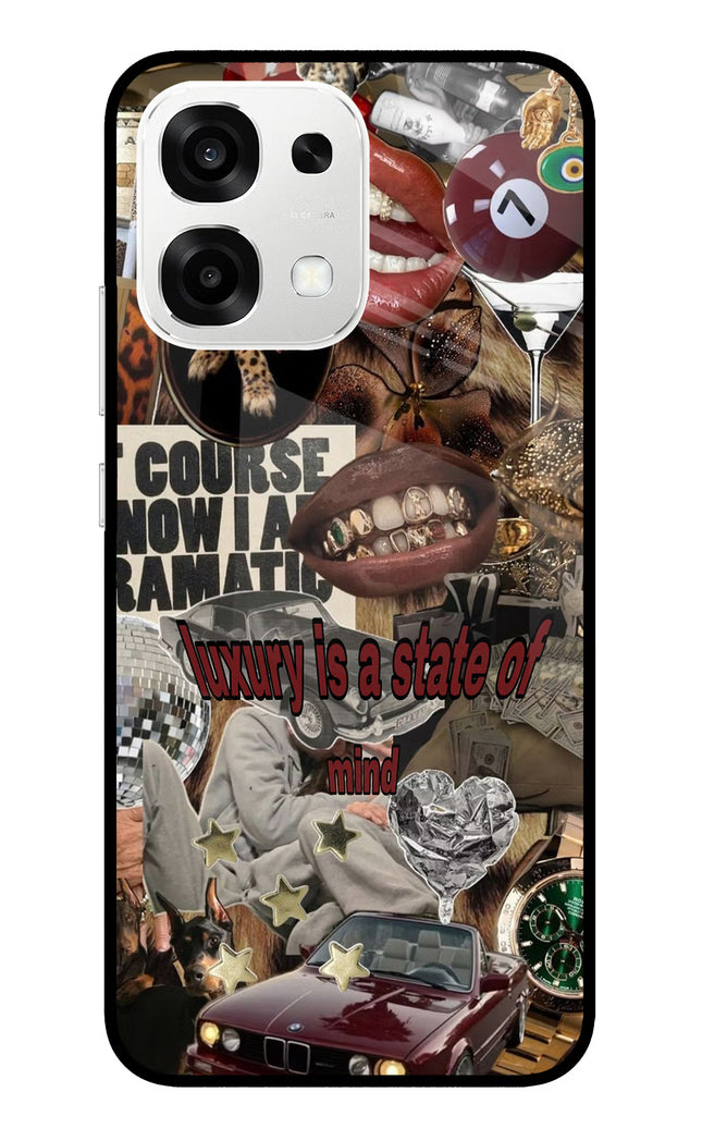 Luxury Oppo F33 5G Metal Case Back Cover by Casekaro