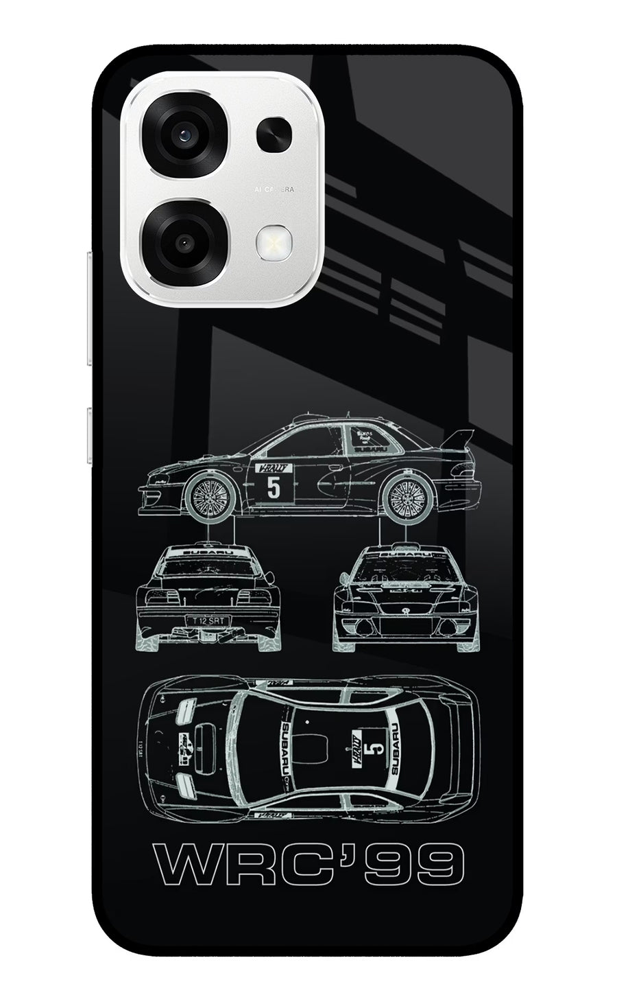 WRC'99 Oppo F33 5G Back Cover, Metal case