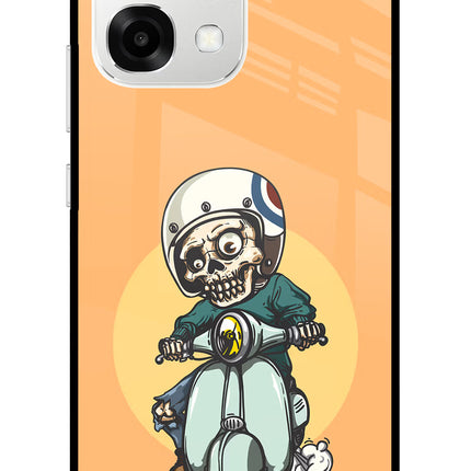 Undead Biker Oppo F33 5G Metal Case Back Cover by Casekaro
