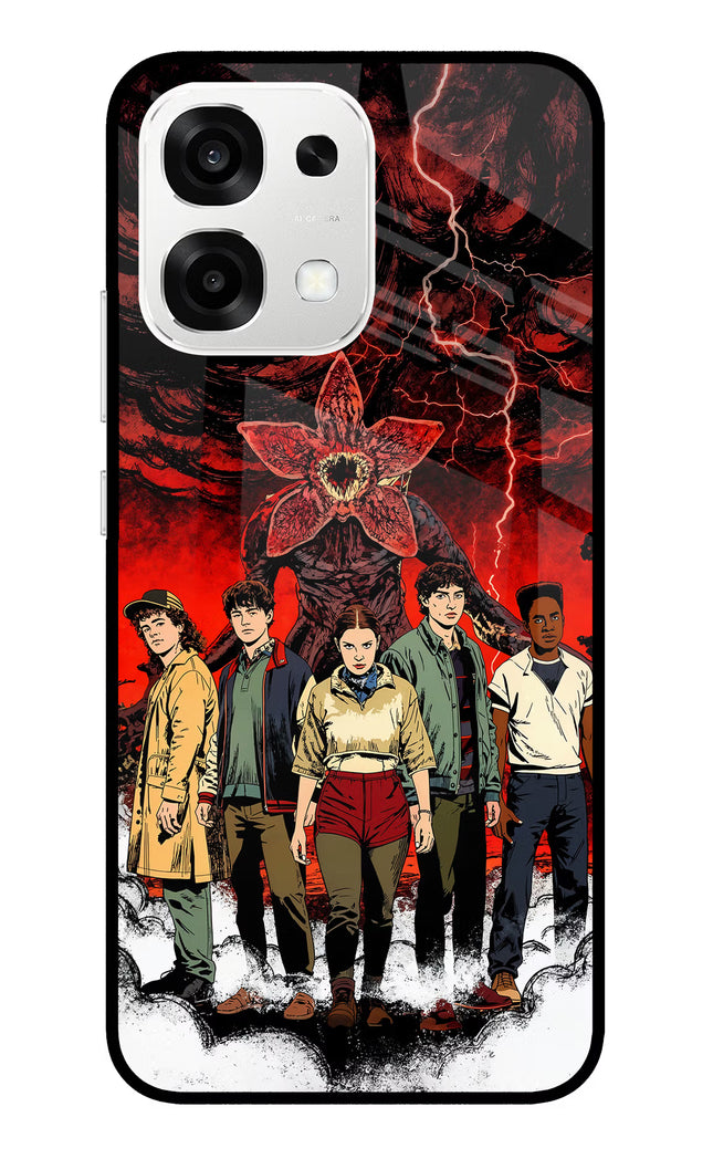 Ordinary Things Characters Oppo F33 5G Metal Case Back Cover by Casekaro