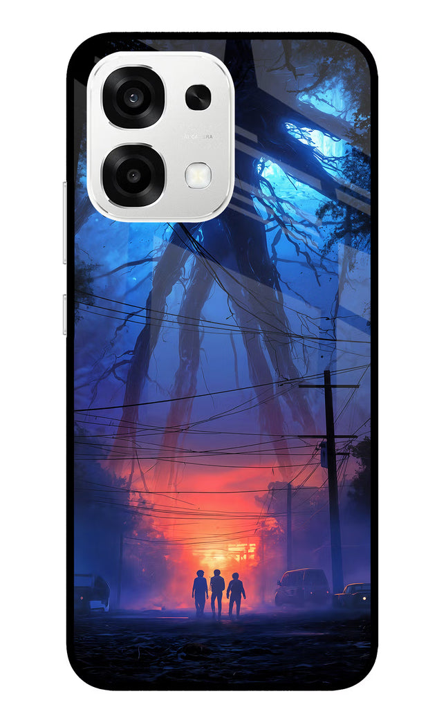 Ordinary Things Shadow Oppo F33 5G Metal Case Back Cover by Casekaro