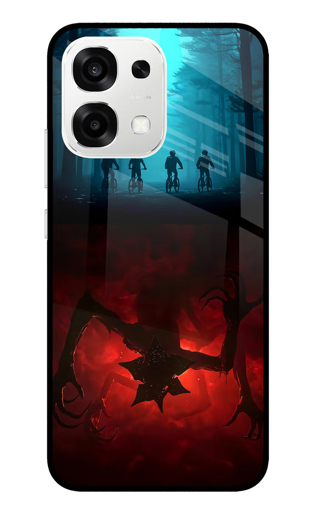 Ordinary Things Downside Up Oppo F33 5G Metal Case Back Cover by Casekaro