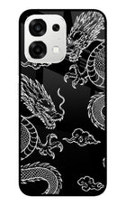 Twin Dragons Oppo F33 5G Metal Case Back Cover by Casekaro