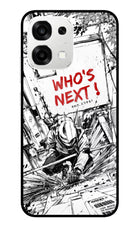 Who's Next Oppo F33 5G Metal Case Back Cover by Casekaro