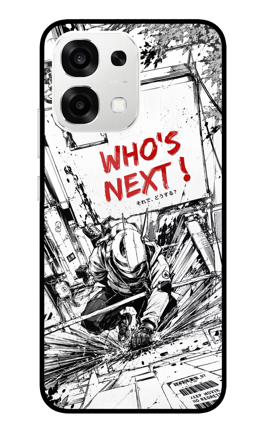 Who's Next Oppo F33 5G Back Cover, Metal case
