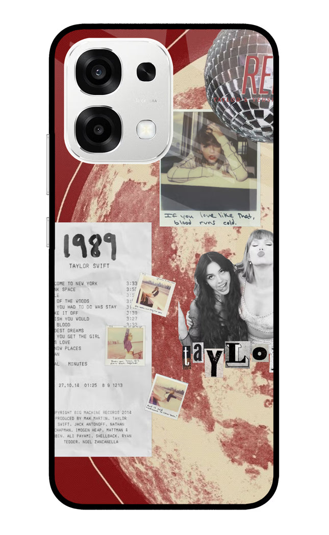 Taylor Swift Oppo F33 5G Metal Case Back Cover by Casekaro