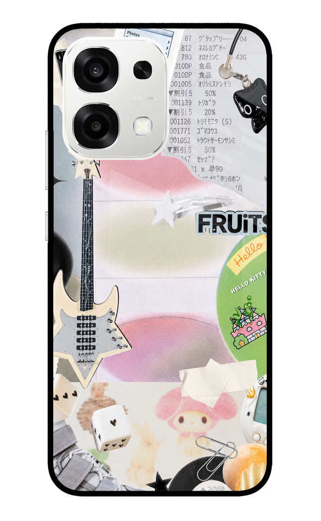 Softcore case Oppo F33 5G Metal Case Back Cover by Casekaro