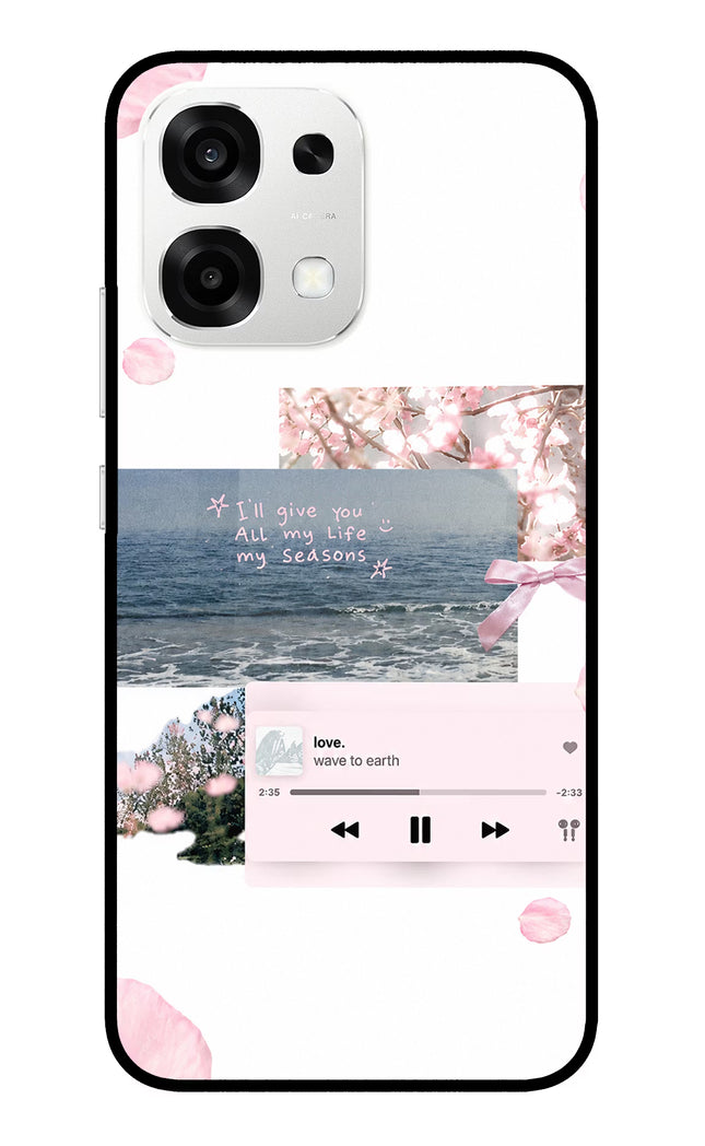 Wave to earth Oppo F33 5G Metal Case Back Cover by Casekaro