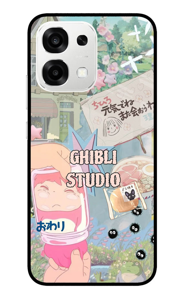 Studio Ghibli Oppo F33 5G Metal Case Back Cover by Casekaro