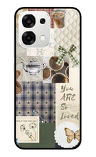 Cookie Oppo F33 5G Metal Case Back Cover by Casekaro