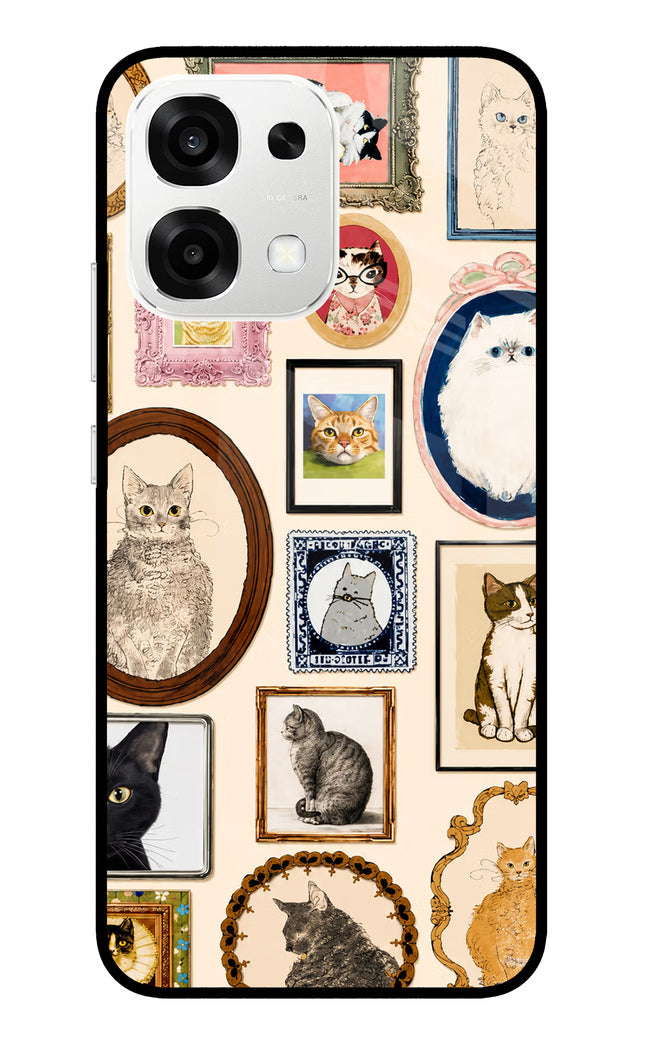 Mirror Cats Oppo F33 5G Metal Case Back Cover by Casekaro