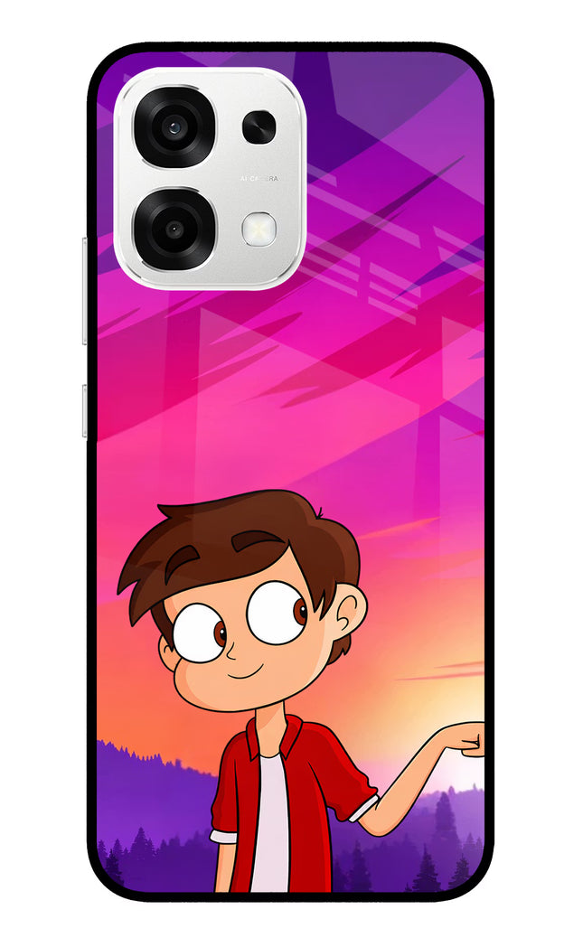 Marco Sunset Oppo F33 5G Metal Case Back Cover by Casekaro