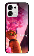 Always Cat Oppo F33 5G Metal Case Back Cover by Casekaro