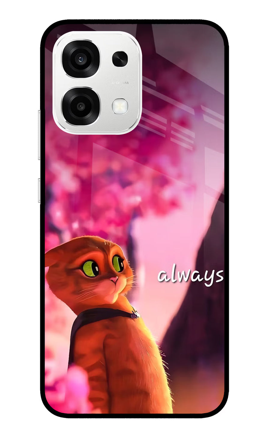 Always Cat Oppo F33 5G Back Cover, Metal case