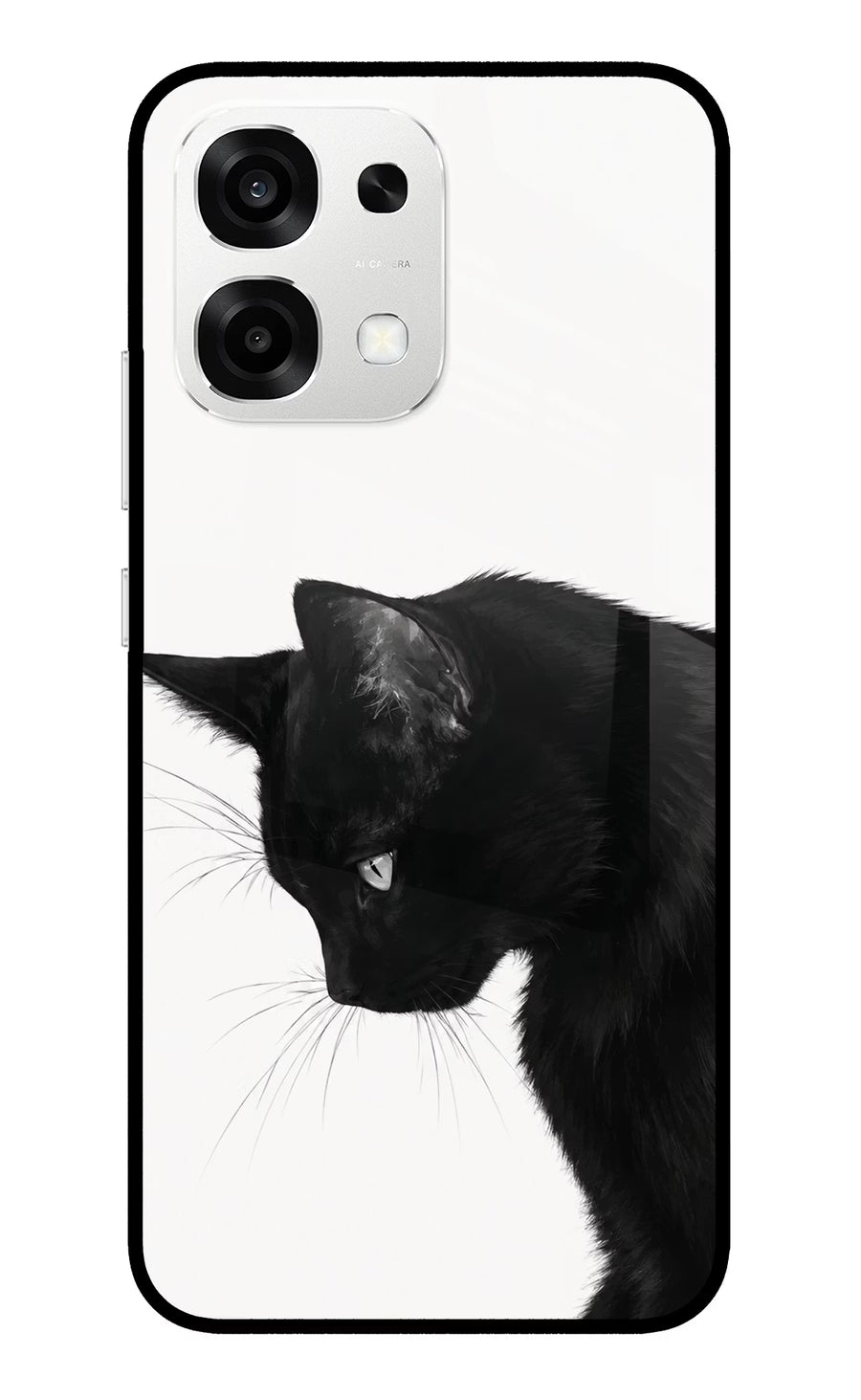 Shadow Gaze Oppo F33 5G Back Cover, Metal case