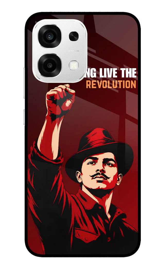 Bhagat Singh Revolution Oppo F33 5G Metal Case Back Cover by Casekaro