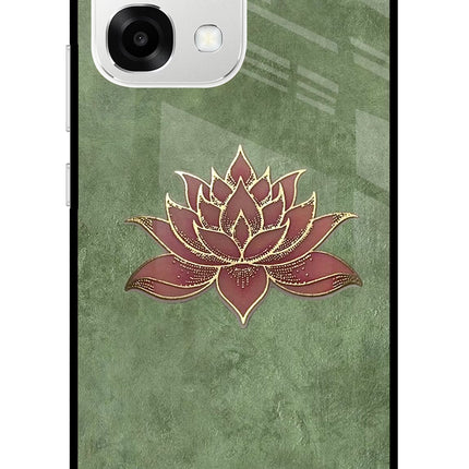 Lotus Grace Oppo F33 5G Metal Case Back Cover by Casekaro