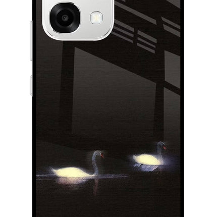 Silent Swans Oppo F33 5G Metal Case Back Cover by Casekaro