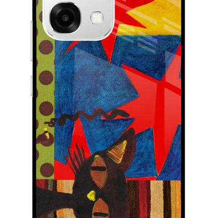 Pop Cat Oppo F33 5G Metal Case Back Cover by Casekaro